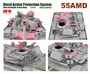 RM-5091  техника и вооружение  Танк-55AMD Drozd APS w/workable track links  (1:35) 4897062621443