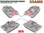 RM-5091  техника и вооружение  Танк-55AMD Drozd APS w/workable track links  (1:35) 4897062621443