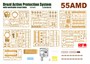 RM-5091  техника и вооружение  Танк-55AMD Drozd APS w/workable track links  (1:35) 4897062621443