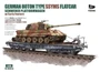 TK3501A-G  техника и вооружение  German 80-ton Type SSYMS Flatcar (Golden Oak Leaf version)  (1:35) 6957678112884