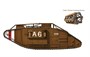 TS-029  техника и вооружение  British Heavy Tank Mk.V Female  (1:35) 4897038551002