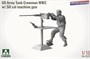 1025  фигуры  US Army Tank Crewman WW2 w/.50 cal machine gun  (1:16) 4897051423461