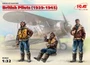 32105  фигуры  British Pilots (1939-1945) (3 figures)  (1:32) 2000000129310