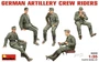 35040  фигуры  GERMAN ARTILLERY CREW RIDERS  (1:35) 4820041100752