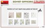 35365  фигуры  SOVIET OFFICERS AT FIELD BRIEFING. SPECIAL EDITION  (1:35) 4820183314246