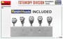 35397  фигуры  TOTENKOPF DIVISION. KHARKOV 1943. RESIN HEADS  (1:35) 4820183314284