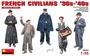 38004  фигуры  FRENCH CIVILIANS ’30s-’40s  (1:35) 4820041103081