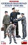 38012  фигуры  GERMAN RAILROAD STAFF 1930-40s  (1:35) 4820183311986