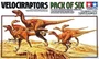 60105  фигуры  Velociraptors Pack of Six  (1:35) 2000000078502