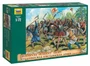 8059  фигуры  Средневековая крестьянская армия (1:72) 4600327080592