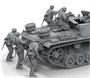 BR-005  фигуры  WWII German Tank Desant Troops (5 Pcs. resin figures)  (1:35) 6971995746621