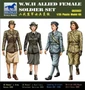 CB35037  фигуры  WW2 Allied Female Soldier Figure Set  (1:35) 4544032659592