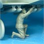 F32-013  фигуры  German bomber ground personnel N.1  (1:32) 4589913212763