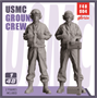 F48004  фигуры  USMC LHA/LHD Ground crew (2 figures)  (1:48) 2000002168126