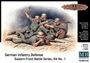 MB35102  фигуры  Германская пехота, Восточный фронт, Battle Series, Kit No 1  (1:35) 2000000060484
