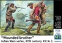 MB35210  фигуры  “Wounded brother” Indian Wars series, XVIII century. Kit №2  (1:35) 2000000162683