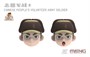 MOE-005  фигуры  Chinese People's Volunteer Army Soldier (CARTOON MODEL) 4897038558537