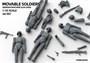 SW001  фигуры  German Machine Gun Crew (Movable Soldiers)  (1:35) 6972444300081