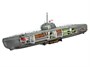 05078  флот  Подводная лодка  Deutsches U-Boot German Submarine Type XXI with interior  (1:144) 4009803050782