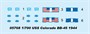 05768  флот  USS Colorado BB-45 1944  (1:700) 9580208057682