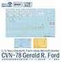 6401  флот  USS Gerald R. Ford CVN-78 Aircraft Carrier  (1:700) 6974715830174