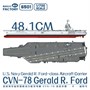 6501  флот  USS Gerald R. Ford CVN-78 Aircraft Carrier (Upgraded Version)  (1:700) 6974715830235