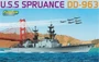 7084  флот  U.S.S Spruance DD-963  (1:700) 4545782118193