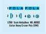 86502  флот  Italian Heavy Cruiser Pola (1941)  (1:350) 6939319265029