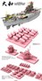 BS-004  флот  Imperial Japanese Navy Battleship Yamato April 7 1945  (1:350) 6971995746836