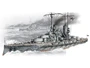 S.002  флот  "Groser kurfurst" WWI German Battleship (1:350) 2000000004150