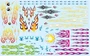 MKA033  декали  Fantastic Flames Decal Pack  (1:25) 2000002187776