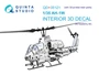 QD+35121  декали  3D Декаль интерьера кабины AH-1W (Academy) (с 3D-печатными деталями)  (1:35) 2000002169666
