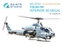 QD+35153  декали  3D Декаль интерьера кабины AH-1W (Trump) (с 3D-печатными деталями)  (1:35) 2000002207719