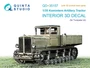 QD+35157  декали  3D интерьер кабины Коминтерн, (Trumpeter) (с 3D-печатными деталями)  (1:35) 2000002202080