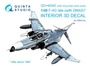 QD+48342  декали  3D Декаль интерьера кабины F-4G late (Meng) (с 3D-печатными деталями)  (1:48) 2000002137320