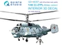 QD+48357  декали  3D Декаль интерьера кабины K@-27ПЛ, Боевой (Hobby Boss) (с 3D-деталями)  (1:48) 2000002134947
