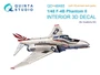 QD+48485  декали  3D Декаль интерьера F-4B Phantom II (Academy) (c 3D-печатными деталями)  (1:48) 2000002183440