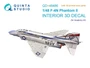 QD+48486  декали  3D Декаль интерьера для F-4N Phantom II (Academy) (с 3D-печатными деталями) (1:48) 2000002202318
