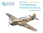 QD+72054  декали  3D интерьер кабины P-40E Warhawk (Academy/Моделист) (с 3D деталями)  (1:72) 2000002201588