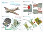 QD+72054  декали  3D интерьер кабины P-40E Warhawk (Academy/Моделист) (с 3D деталями)  (1:72) 2000002201588