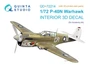 QD+72214  декали  3D Декаль интерьера кабины P-40N Warhawk (Academy) с 3D печатью  (1:72) 2000002191209