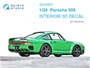 QD24003  декали  3D Декаль интерьера кабины Porsche 959 (Tamiya)  (1:24) 2000002151432