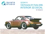 QD24019  декали  3D Декаль интерьера кабины Porsche 911 Turbo (930) (Tamiya)  (1:24) 2000002169710