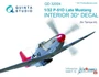 QD32004  декали  3D Декаль интерьера кабины  P-51D Late (Tamiya)  (1:32) 2000000167190