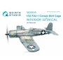 QD32015  декали  3D Декаль интерьера кабины F4U-1 Corsair (Bird cage) (Tamiya)  (1:32) 2000000223094