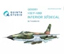 QD32051  декали  3D Декаль интерьера кабины F-105D (Trumpeter)  (1:32) 2000000223506