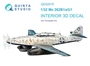 QD32070  декали  3D Декаль интерьера кабины  Me-262B1a/U-1 (Trumpeter)  (1:32) 2000002044239