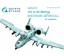 QD32073  декали  3D Декаль интерьера кабины A-10C (Trumpeter)  (1:32) 2000000223544