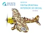 QD32104  декали  3D Декаль интерьера кабины Fiat CR.42 (ICM)  (1:32) 2000002046899