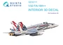QD32111  декали  3D Декаль интерьера кабины F/A-18A++ (Academy)  (1:32) 2000002150985
